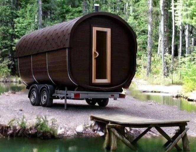 Баня на прицепе